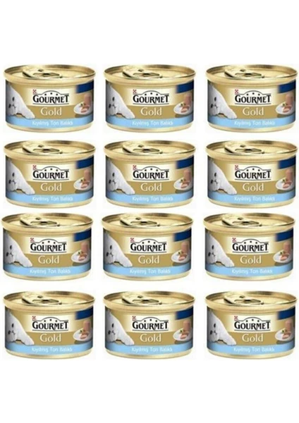 Gourmet Gold Kıyılmış Ton Balıklı Kedi Konservesi 12 Adet* 85 gr