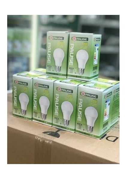10W LED Ampül Beyaz 10LU Paket