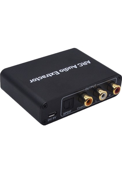 Ark Ses Adaptörü Ses Adaptörü Koaksiyel / Optik Toslink /3.5mm Çıkış
