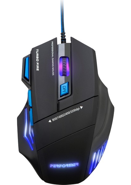 Performer PGM-7 Oyuncu Mouse + Mouse Pad