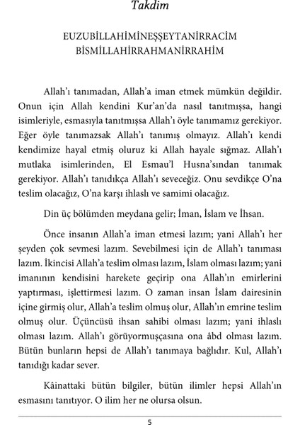 Kur'an-I Kerim'deki Nüzul Sırasına Göre El Esmau'l Husna 2 - Muhammed Hüseyin (Ciltli)