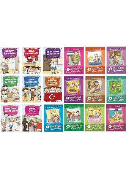 Ata 1.sınıf 18 Li Hikaye Kitap Seti+ Kitap Okuma Not Defteri