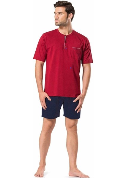 5580 5'li Robdöşambır Pijama Seti - Lacivert