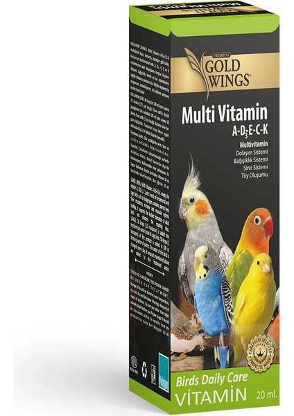 Gold Wings Gwp Tüy Oluşum Destek Multi VITAMIN-200CC