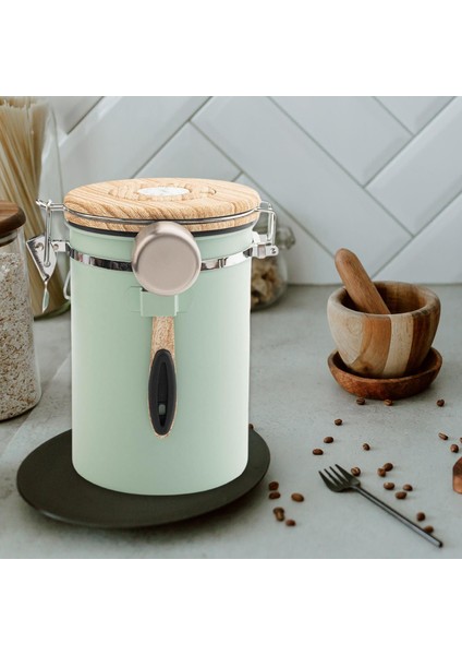SunniMix Paslanmaz Çelik Kahve Kutusu -Yeşil (Yurt Dışından) fırsatları