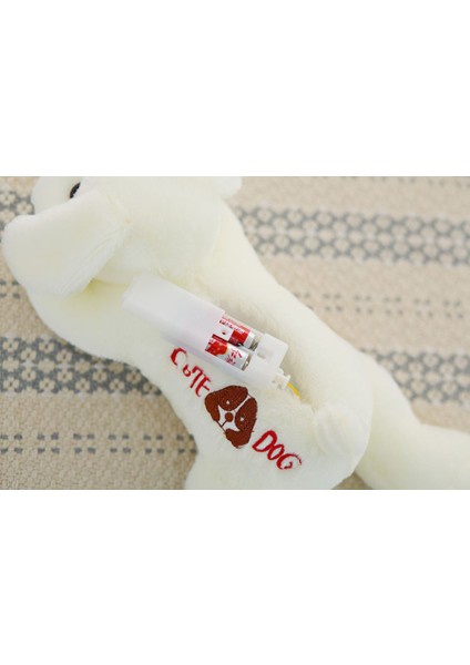 32 Cm Parlayan Köpek Peluş Oyuncak - Beyaz (Yurt Dışından) modelleri