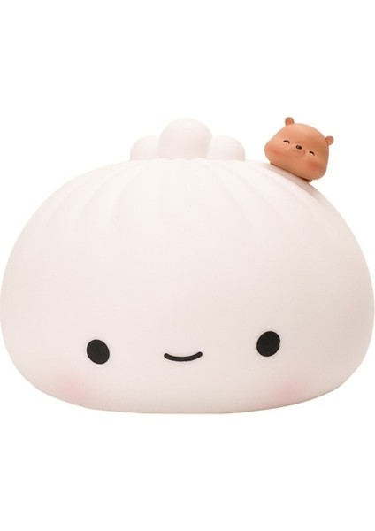 Renkli Silikon Led Gece Lambası Sevimli Hayvan Yumuşak Karikatür Usb Şarj Edilebilir Lambalar Çocuklar Için Yatak Odası Bebek Noel Hediyesi | Led Gece Işıkları (Ayı) (Yurt Dışından)