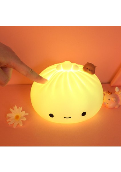 Renkli Silikon Led Gece Lambası Sevimli Hayvan Yumuşak Karikatür Usb Şarj Edilebilir Lambalar Çocuklar Için Yatak Odası Bebek Noel Hediyesi | Led Gece Işıkları (Ayı) (Yurt Dışından) fiyatları