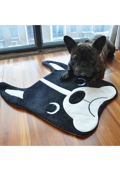 56X40 Cm Karikatür Bulldog Peluş Oyuncak - Siyah (Yurt Dışından) fiyatları