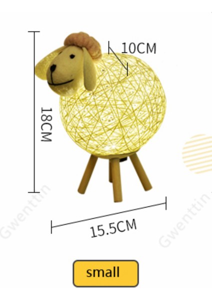 Sevimli Kuzu Lambası Usb Led Gece Işıkları Küçük Koyun Masa Dekoru Çocuk Yatak Odası Masası Işık Için Işık Projektör Armatürleri Bebek Çocuk Hediyeler | Led Gece Işıkları (Düğme Anahtarı)