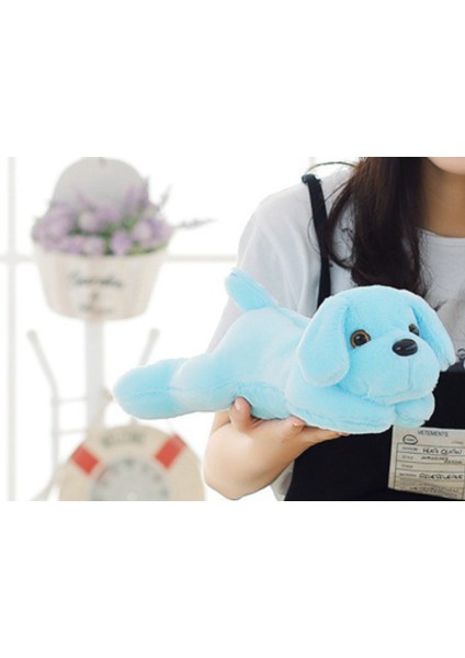 32 Cm Parlayan Köpek Peluş Oyuncak - Mavi (Yurt Dışından) modelleri