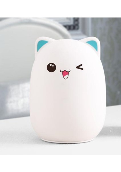 Led Gece Işık Lambası Uzaktan Kumanda Renkli Usb Şarj Edilebilir Karikatür Silikon Başucu Lambası Çocuklar Için Bebek Hediye | Led Gece Işıkları (Yurt Dışından) fırsatları