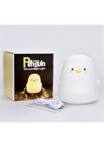 1 Adet Penguen Silikon Dokunmatik Sensör Gece Lambası Şarj Edilebilir 7 Renkler Usb Şarj Led Gece Lambası Çocuklar Için Bebek Noel Hediyesi | Led Gece Işıkları (Yurt Dışından) modelleri
