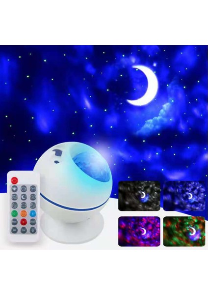 Yıldız Projektörü Işık Gökyüzü Ay Işıkları Galaxy Okyanus Projeksiyon Lambası Yatak Odası Gece Lambası Çocuklar Için Uzaktan Kumanda İle Bebek Hediyeleri | Led Gece Işıkları (Yurt Dışından)