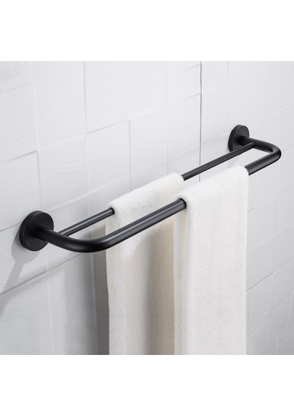 Banyo Aksesuarı Havlu Askısı - Siyah (Yurt Dışından)