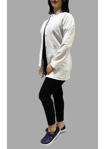 Beyaz Önlük Kısa - Doktor Önlüğü - Labaratuvar Önlüğü- Öğretmen Önlüğü