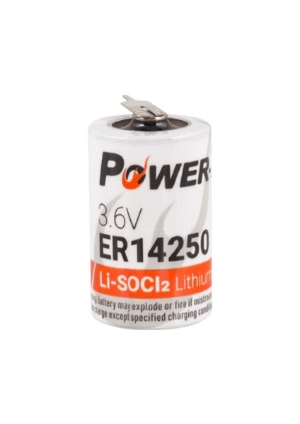 3.6V ER14250 1/2AA-3PT Li-Socı2 Sayaç Pili