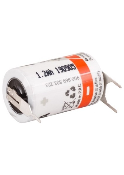 3.6V ER14250 1/2AA-3PT Li-Socı2 Sayaç Pili