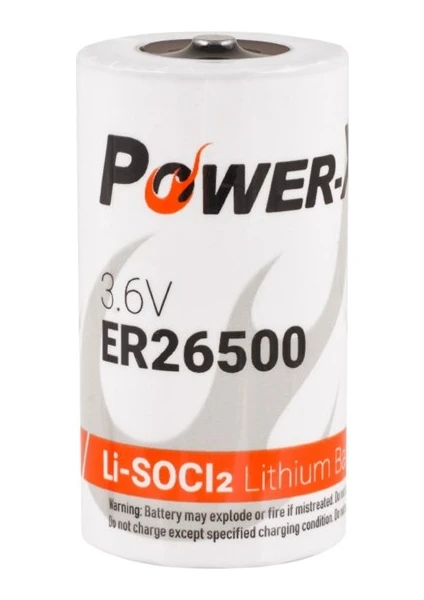 3.6V ER26500 C Size Li-Socı2 Sayaç Pili