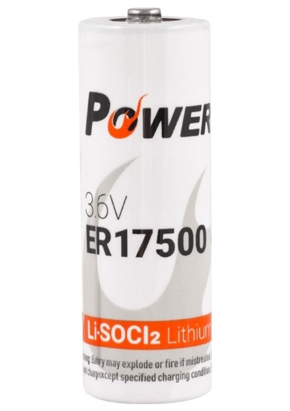3.6V ER17500 A Size Li-Socı2 Sayaç Pili