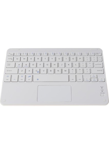 Mac Için Bluetooth Kablosuz Klavye Touchpad / Pc / iPad Samsung Tablet 9 "9 Inç Beyaz(Yurt Dışından)