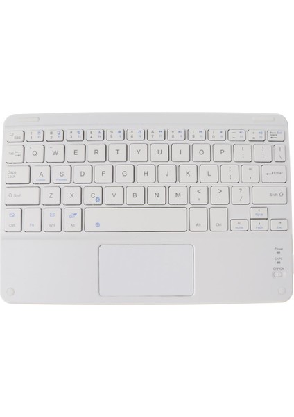 Mac Için Bluetooth Kablosuz Klavye Touchpad / Pc / iPad Samsung Tablet 9 "9 Inç Beyaz(Yurt Dışından)