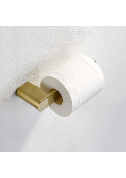Fırçalanmış Altın Banyo Aksesuarları Havlu Raf Kağıt Tutucu Sabunluk Tuvalet Fırçası Havlu Bar Diş Kupası Paslanmaz Çelik Donanım | Banyo Donanım Setleri(Yurt Dışından)