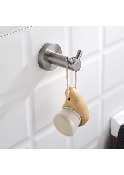 Fırçalanmış Banyo Aksesuarları Donanım Seti Matt Fırça / Altın Havlu Yüzük Tuvalet Kağıdı Tutucu Fırça Askı Robe Kanca Paslanmaz Çelik | Banyo Donanım Setleri