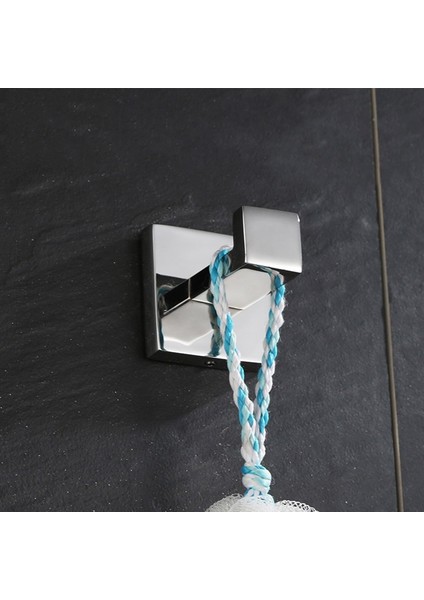 Paslanmaz Çelik Banyo Donanım Seti Ayna Krom Cilalı Havlu Askısı Tuvalet Kağıdı Tutucu Havlu Bar Kanca Banyo Aksesuarları | Banyo Donanım Setleri