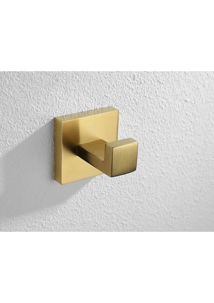 Altın Fırçalanmış Banyo Aksesuarları Donanım Seti Havlu Bar Raylı Tuvalet Kağıdı Tutucu Havlu Askısı Kanca Sabunluk Tuvalet Fırçası | Banyo Donanım Setleri modelleri