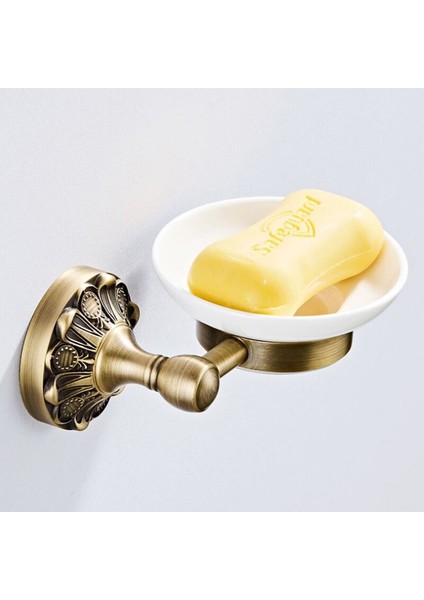 Antika Banyo Aksesuarları Seti Bronz Vintage Pirinç Saç Kurutucu Tutucu Wc Kağıt Havlu Askısı Yüzük Sabun Sepeti Robe Kanca Kapmak Barlar | Banyo Donanım Setleri