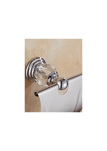 Lüks Kristal Gümüş Banyo Aksesuarları Seti Krom Cilalı Pirinç Banyo Donanım Seti Duvara Monte Banyo Ürünleri Banheiro | Banyo Donanım Setleri fırsatları