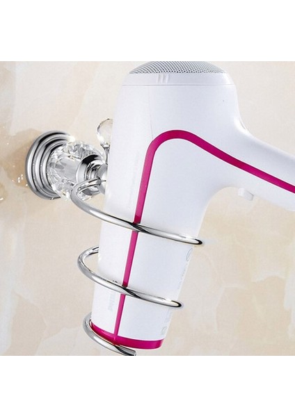 Lüks Kristal Gümüş Banyo Aksesuarları Seti Krom Cilalı Pirinç Banyo Donanım Seti Duvara Monte Banyo Ürünleri Banheiro | Banyo Donanım Setleri
