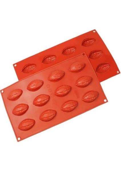 Ceviz Silikon Kalıp 12'li
