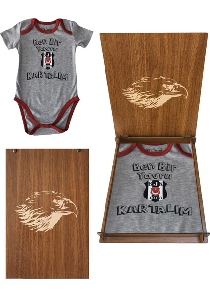 Bebek Kısa Kol Body (Ahşap Kutulu)