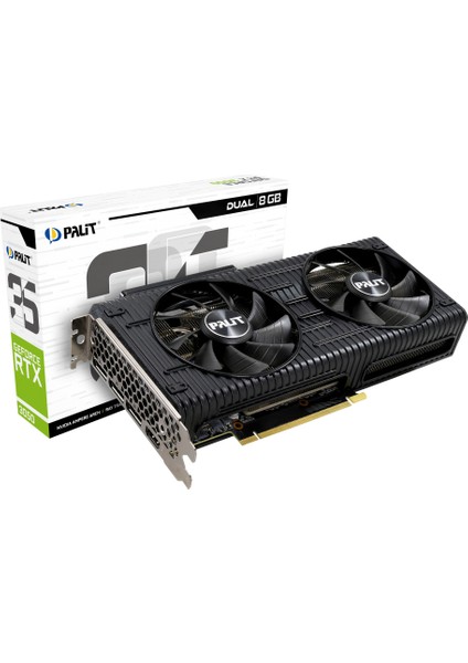 Nvidia Geforce RTX3050 Dual 8GB 128 Bit GDDR6 Lhr (NE63050019P1-190AD) Ekran Kartı