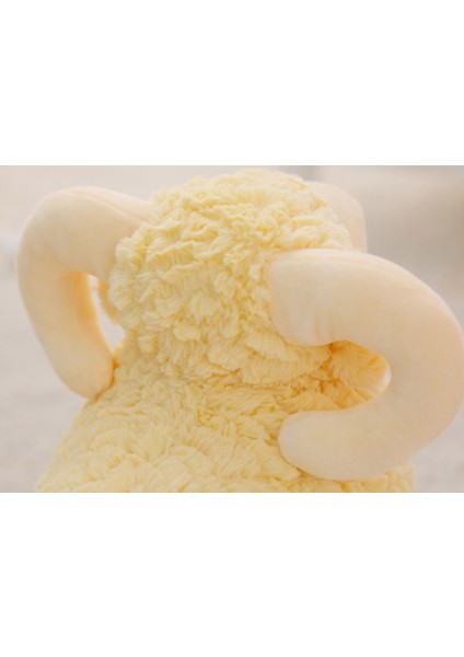 25 Cm Simülasyon Peluş Koyun Oyuncak - Sarı (Yurt Dışından) modelleri