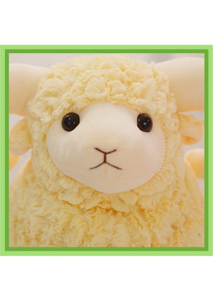 35 Cm Simülasyon Peluş Koyun Oyuncak - Sarı (Yurt Dışından) fiyatları