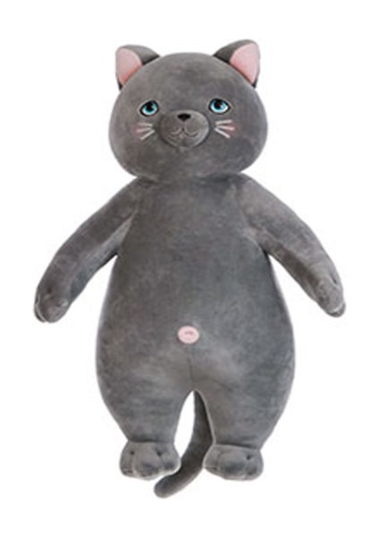 13 Inç Kedi Bebek Peluş Oyuncak - Gri (Yurt Dışından)