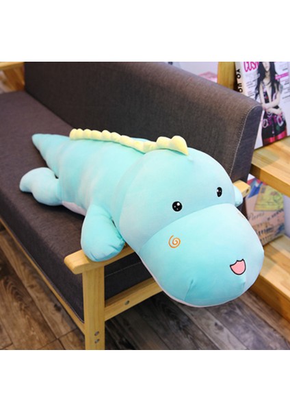 80 Cm Sevimli Dinozor Peluş Oyuncak Tarzı Yumuşak Yastık Bebek Çocuk Hayvan Timsahı Bebek Doğum Günü Hediyesi Childre | Doldurulmuş Peluş Hayvanlar