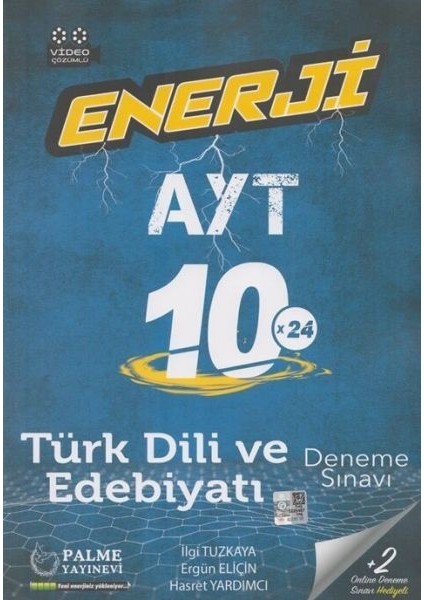 Palme Ayt Türk Dili ve Edebiyatı Enerji 10X24 Deneme Sınavı