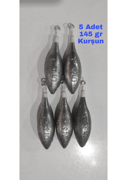 Uzak Mesafe Italyan Kalıp Surf Kurşunu 145 gr 5'li