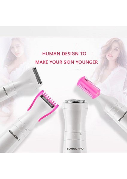 4 In 1 Elektrikli Kadın Tıraş Makinesi Pembe (Yurt Dışından) modelleri
