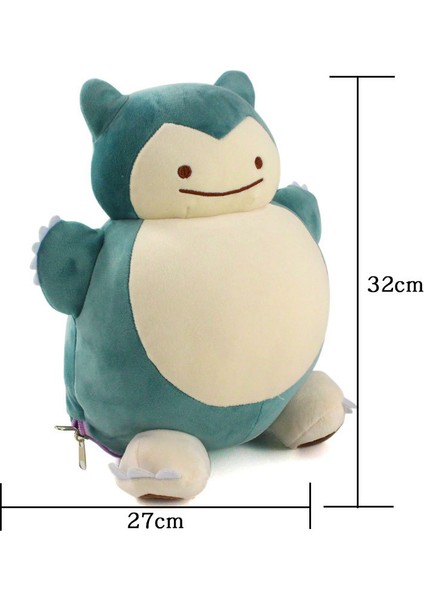 32 cm Pokemon Carby Canavar Deformasyon Yastık Peluş Oyuncak (Yurt Dışından)