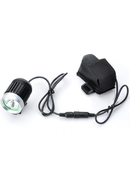 Marsing 4-Mod 3-Led Soğuk Beyaz Bisiklet Işığı/far - Siyah (4*18650) (Yurt Dışından)