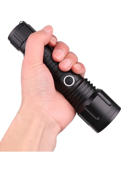 Yeni XHP50 Yüksek Güçlü LED Parlak Işık Alüminyum El Feneri Dış Mekan Iç Mekan (Yurt Dışından) modelleri