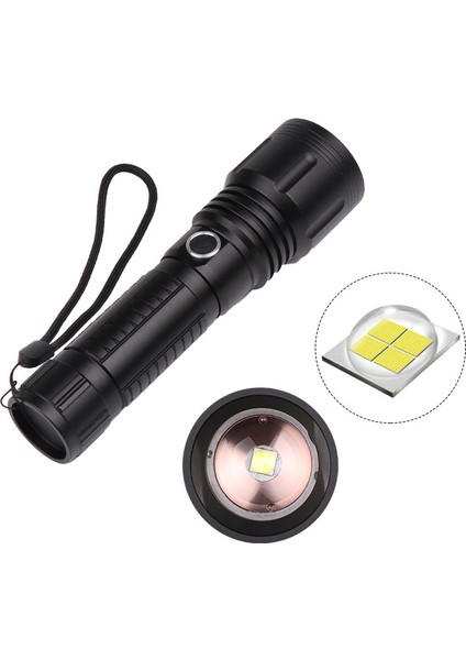 Yeni XHP50 Yüksek Güçlü LED Parlak Işık Alüminyum El Feneri Dış Mekan Iç Mekan (Yurt Dışından) indirimleri