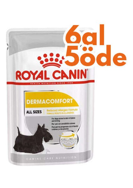 Pouch Dermacomfort Deri Tüy Sağlığı Köpek Yaş Maması 85 gr