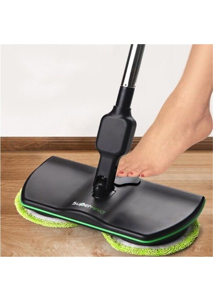 Şarj Edilebilir Elektrikli Mikrofiber Paspas - Yeşil (Yurt Dışından)