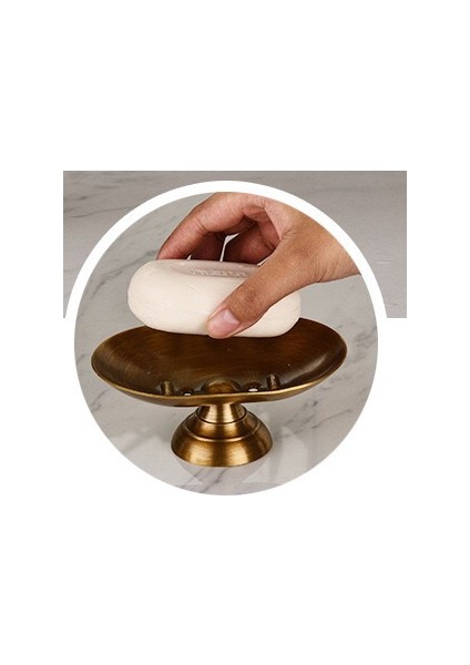 Banyo Aksesuarları Seti Tezgah Diş Fırçası Tutucu Ve Fincan, Sabunluk, Sabunluk, Depolama, Antika Bronz | Banyo Donanım Setleri (Yurt Dışından)